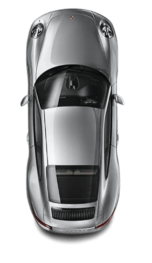 Top view of VeloCar Rentals premium vehicle